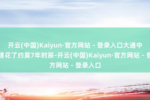 开云(中国)Kaiyun·官方网站 - 登录入口大通中心的修